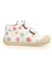 Naturino Leder-Lauflernschuhe "Cocoon" in Weiß/ Bunt