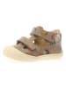 Naturino Leder-Halbsandalen "Puffy" in Hellbraun
