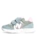 Naturino Leder-Sneakers "Jesko" in Grau/ Rosa