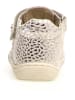 Naturino Leder-Halbsandalen "Bede" in Creme/ Silber