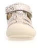 Naturino Leder-Halbsandalen "Bede" in Creme/ Silber