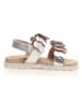 Naturino Leder-Sandalen "Cipria" in Silber