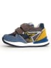 Naturino Leder-Sneakers "Roy" in Blau/ Gelb/ Hellbraun