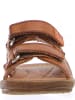 Naturino Skórzane sandały w kolorze jasnobrązowym