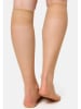 Nur Die 5er-Set: Kniestrümpfe in Beige - 15 DEN