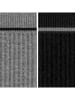Nur Die 2er-Set: Slips in Grau/ Schwarz