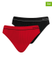Nur Die 2er-Set: Slips in Rot/ Schwarz