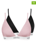 Nur Die 2er-Set: Soft-BH in Rosa/ Schwarz