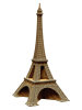 Cartonic Puzzle 3D "Eiffel Tower" w kolorze jasnobrązowym