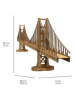 Cartonic 3D-puzzel ''Golden Gate Bridge'' lichtbruin