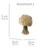 Cartonic 3D-puzzel ''Mushrooms'' lichtbruin