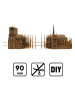 Cartonic Puzzle 3D "Notre-Dame de Paris" w kolorze jasnobrązowym