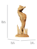 Cartonic 3D-Puzzle ''Seahorse'' in Hellbraun