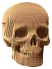 Cartonic 3D-Puzzle ''Skull'' in Hellbraun