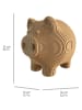 Cartonic Puzzle 3D "Piggy Money Bank" w kolorze jasnobrązowym