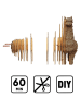 Cartonic 3D-Puzzle ''Alpaca'' in Hellbraun
