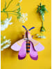 Studio ROOF 3D-Wanddekoration ''Bee'' in Rosa/ Gelb - (B)15 x (H)16 x (T)13 cm