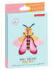 Studio ROOF 3D-Wanddekoration ''Bee'' in Rosa/ Gelb - (B)15 x (H)16 x (T)13 cm