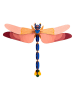 Studio ROOF 3D-Wanddekoration ''Dragonfly'' in Rosa - (B)36 x (H)47 x (T)8 cm