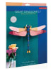 Studio ROOF 3D-Wanddekoration ''Dragonfly'' in Rosa - (B)36 x (H)47 x (T)8 cm
