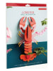 Studio ROOF 3D-Wanddekoration ''Lobster'' in Orange - (B)17 x (H)39 x (T)10 cm