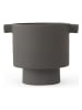 OYOY living design Blumentopf "Inka Kana" in Grau - (H)10,5 x Ø 10,5 cm