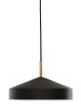 OYOY Lampenschirm "Hatto" in Schwarz - (H)18 x Ø 30 cm