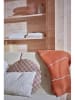 OYOY living design Plaid "Rivi" terracotta - (L)184 x (B)134 cm