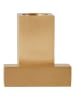 OYOY living design Kaarshouder "Square Solid Brass" beige