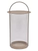 OYOY living design Laterne "Maki" in Beige - (H)48 cm - Ø 25 cm