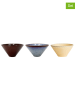 OYOY living design Miski (3 szt.) w kolorze niebiesko-beżowo-brązowym - wys. 5,5 x Ø 11 cm