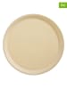 OYOY 2er-Set: Speiseteller "Yuka" in Beige - Ø 27 cm