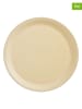 OYOY 2er-Set: Dessertteller "Yuka" in Beige - Ø 22 cm