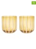 OYOY living design 2er-Set: Glas "Mizu" in Gelb - 200 ml