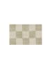 OYOY living design Baumwoll-Teppich ''Chess'' in Creme/ Beige - (L)80 x (B)48 cm