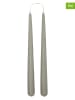OYOY living design 2-delige set: kaarsen "Fukai" grijs