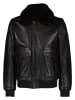 Bugatti Lederjacke in Schwarz