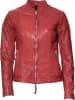 7eleven Skórzana kurtka "Rita" w kolorze czerwonym
