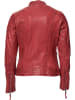 7eleven Lederjacke "Rita" in Rot