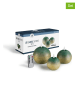 Lifa Living 3-delige set: ledkaarsen groen/geel