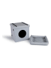 Lifa Living Kattenhuis grijs - (B)38 x (H)44 x (D)38 cm