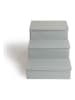 Lifa Living Tiertreppe in Grau - (B)70 x (H)30 x (T)35 cm