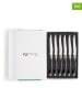 Lifa Living 6er-Set: Steakmesser in Silber/ Schwarz