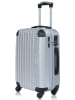 Les P´tites Bombes Hardcase-trolley "Hambourg" zilverkleurig - (B)41 x (H)65 x (D)26 cm
