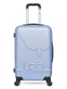 Les P´tites Bombes Hardcase-trolley "Norine-A" lichtblauw - (B)36 x (H)60 x (D)26 cm