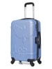 Les P´tites Bombes Hardcase-trolley "Norine-A" lichtblauw - (B)36 x (H)60 x (D)26 cm