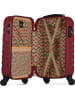 Les P´tites Bombes 2-delige set: hardcase-trolley en beautycase "Aurelia-A" bordeaux