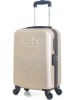Les P´tites Bombes 2-delige set: hardcase-trolley en beautycase "Francette-H" beige