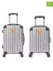 Les P´tites Bombes 2tlg. Hardcase-Trolleyset in Silber