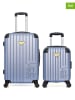 Les P´tites Bombes 2-delige hardcase-trolleyset lichtblauw